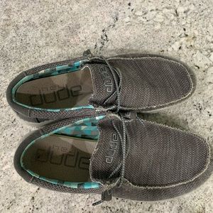 Hey Dude Wally Sox Dark Grey Men size 11